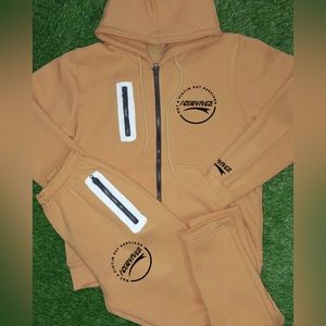 TAN I survived sweatsuit from I survived apparel